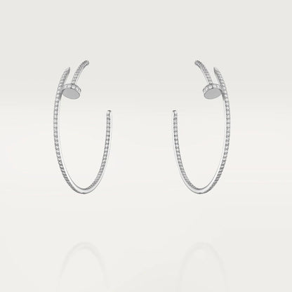 Mystische JUSTE OHRRINGE VOLL DIAMANTEN 1.8MM