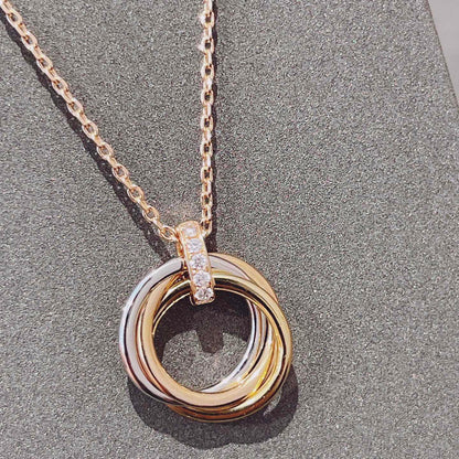 Mystic TRINITY HALSKETTE GOLD DIAMANTEN