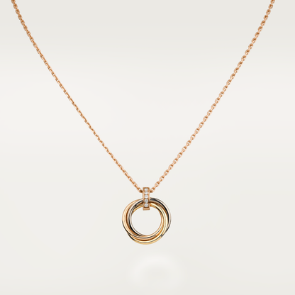 Mystic TRINITY HALSKETTE GOLD DIAMANTEN