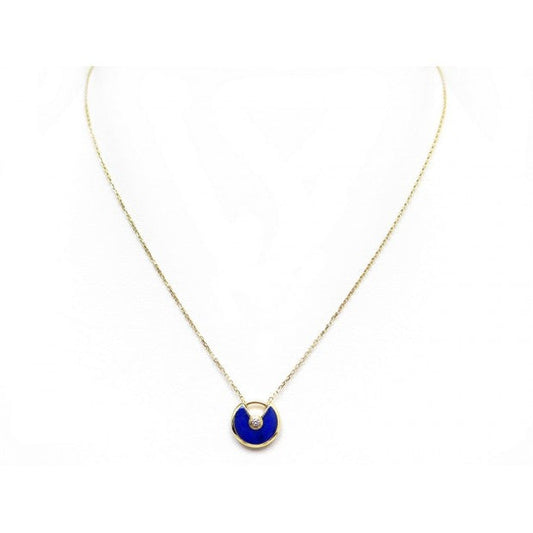 Mysitc AMULETTE ROSE GOLD AGATE NECKLACE