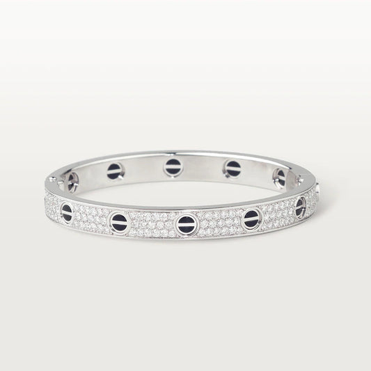 Mysitc LOVE BRACELET 6.1MM DIAMOND-PAVED CERAMIC