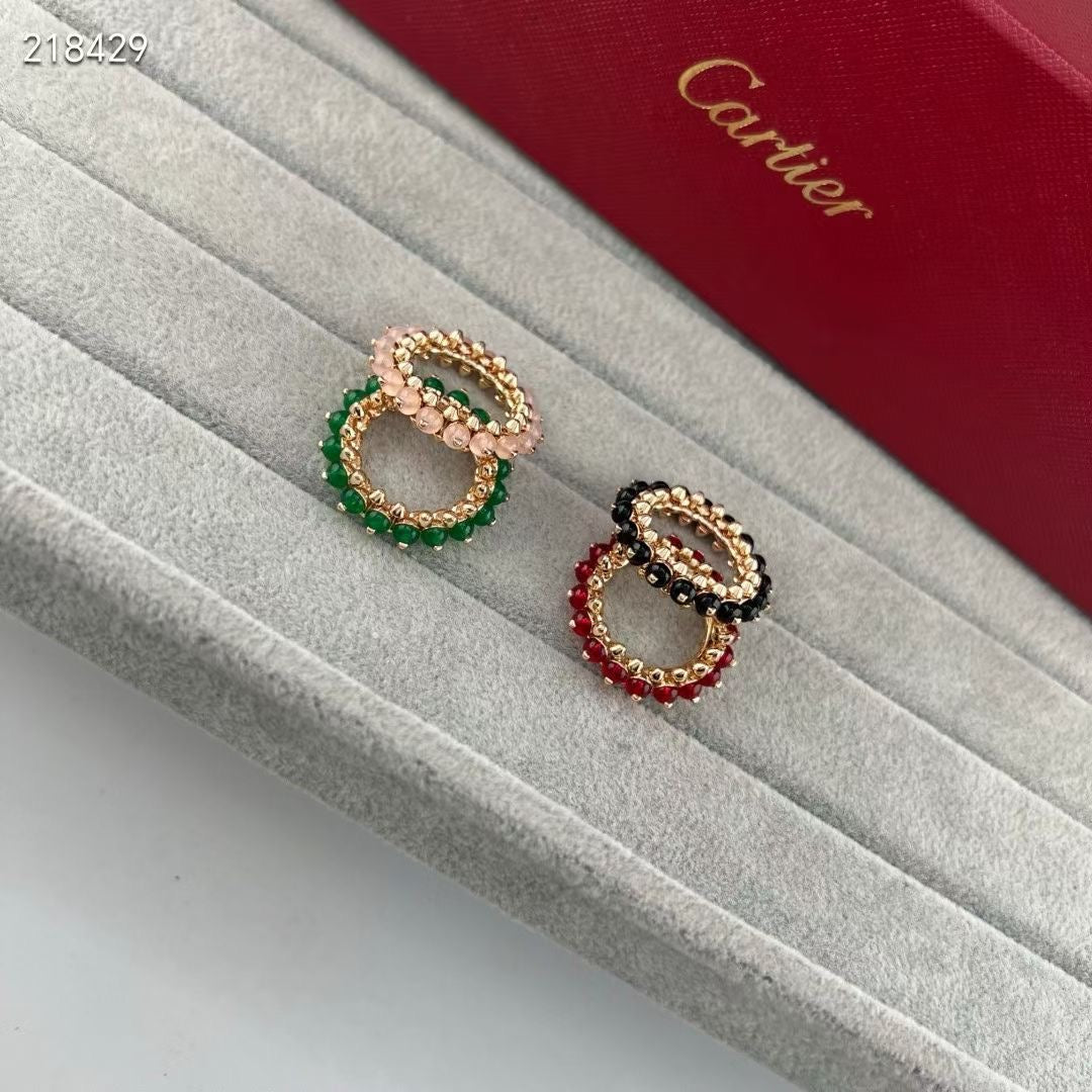 [Mysitc ] CLASH NEW COLORED GEMSTONE RING
