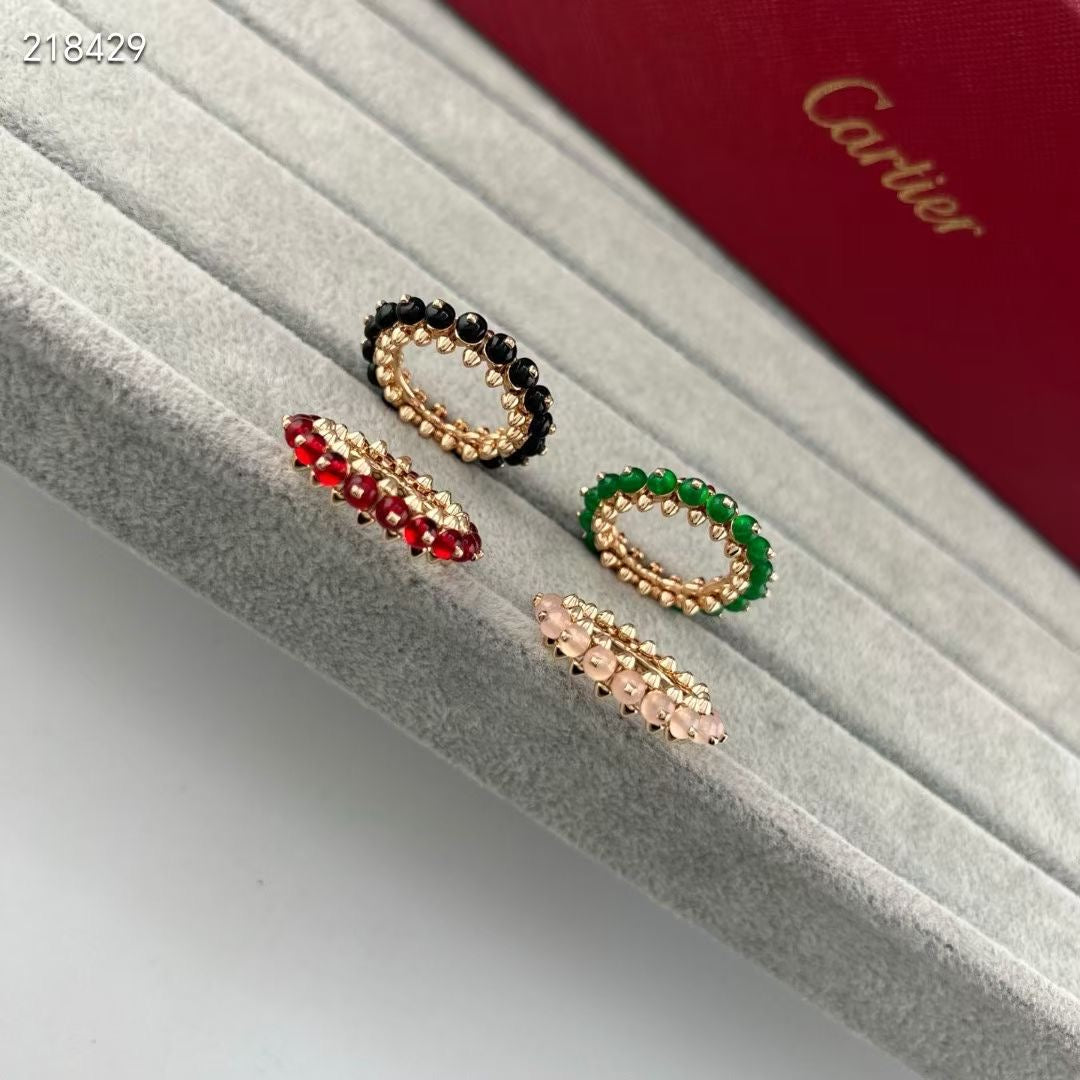 [Mysitc ] CLASH NEW COLORED GEMSTONE RING