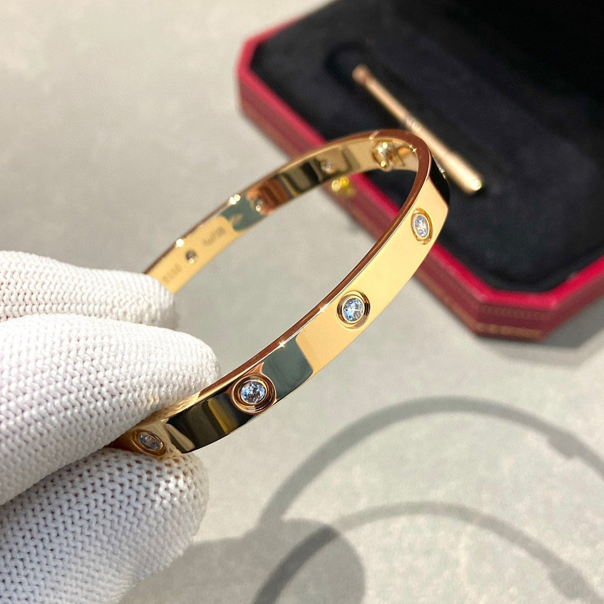 Mysitc LOVE BRACELET 6.1MM 10 DIAMONDS