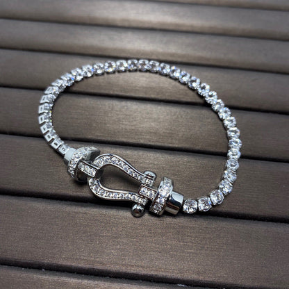Mystic FORCE Hufeisen Diamant Tennisarmband