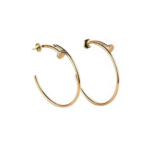 Mysitc JUSTE EARRINGS GOLD DIAMONDS 1.8MM