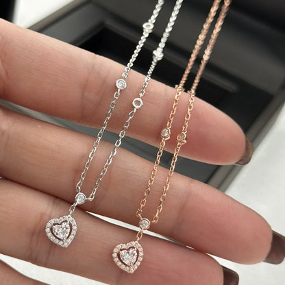 [Mystic ]JOY HEART DIAMOND NECKLACE