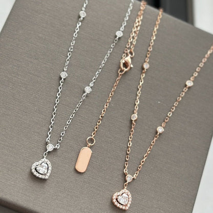 [Mystic ]JOY HEART DIAMOND NECKLACE