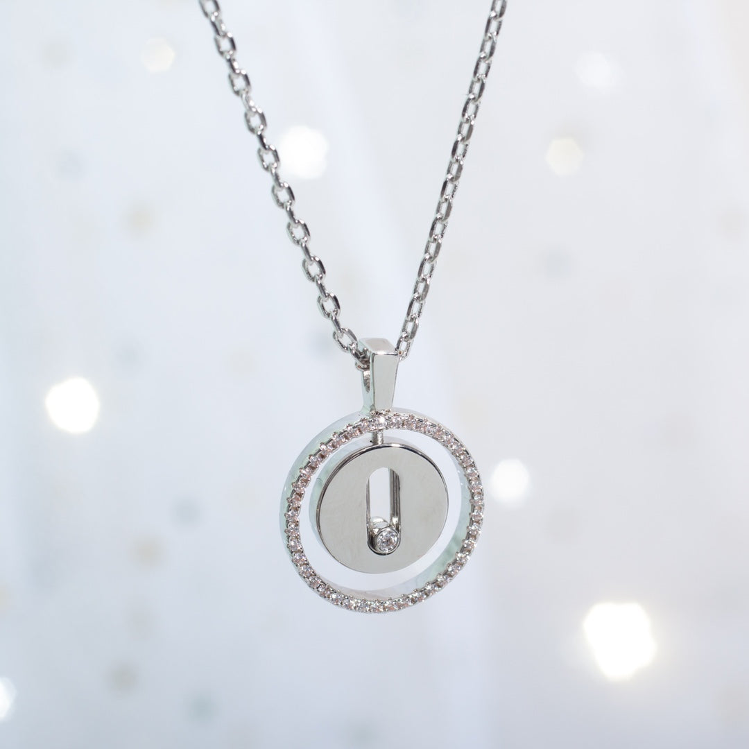 [Mystic ]Mystic  MOVE PM NECKLACE SILVER DIAMOND