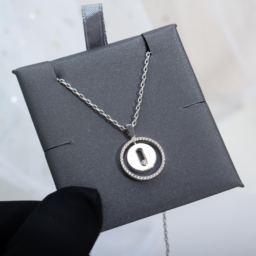 [Mystic ]Mystic  MOVE PM NECKLACE SILVER DIAMOND