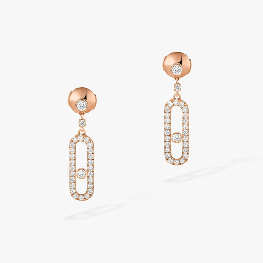 [Mystic ]DORMEUSES MOVE UNO DIAMOND EARRINGS