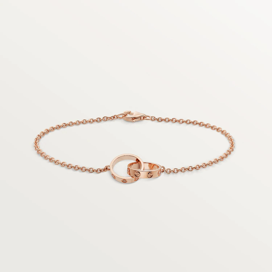 Mysitc LOVE BRACELET DOUBLE RING