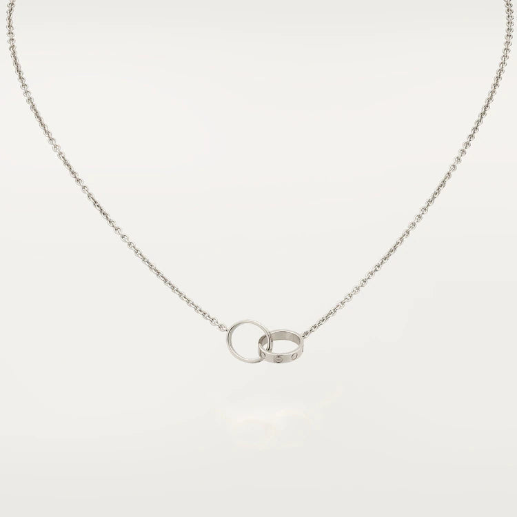 Mystic LOVE HALSKETTE ROSÉGOLD UND SILBER