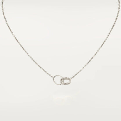 Mystic LOVE HALSKETTE ROSÉGOLD UND SILBER