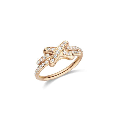 Mysitc JEUX DE RING PINK GOLD DIAMOND
