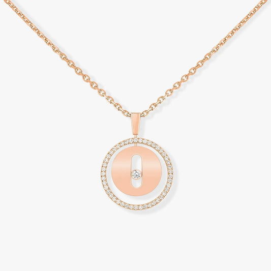 [Mystic ]Mystic  MOVE PM NECKLACE PINK GOLD DIAMOND