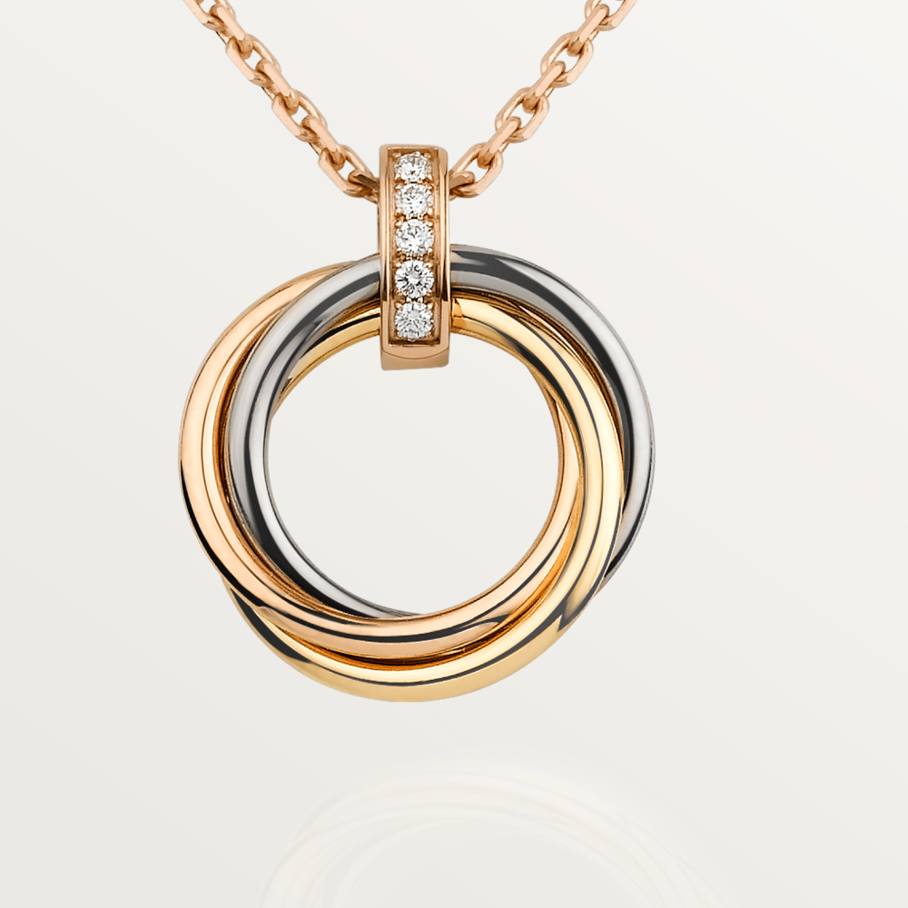 Mystic TRINITY HALSKETTE GOLD DIAMANTEN
