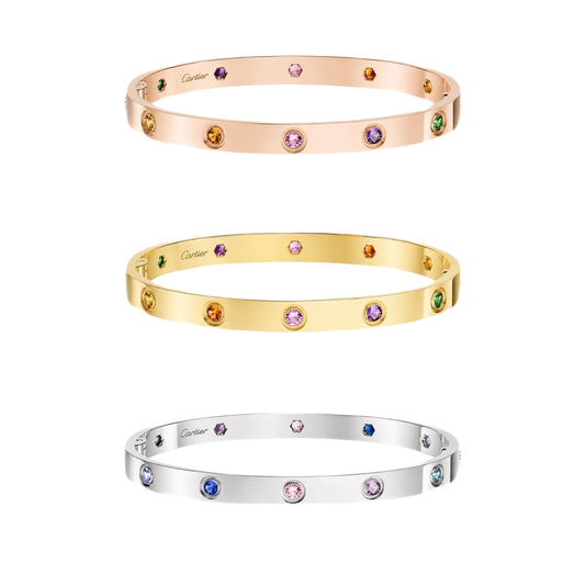 [Mysitc ] 2026 RAINBOW LOVE BRACELET 6.1MM  10 DIAMONDS