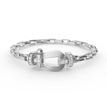 Mystic FORCE GROSSER HUFEISENVERSCHLUSS METALLARMBAND