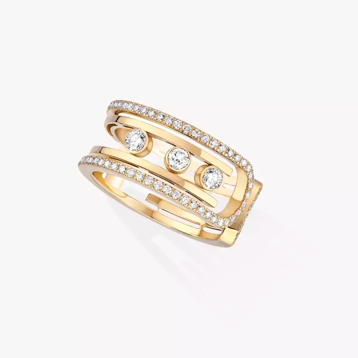 [Mystic ]Zehnter Diamantring in Gold