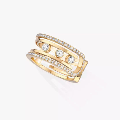 [Mystic ]Zehnter Diamantring in Gold