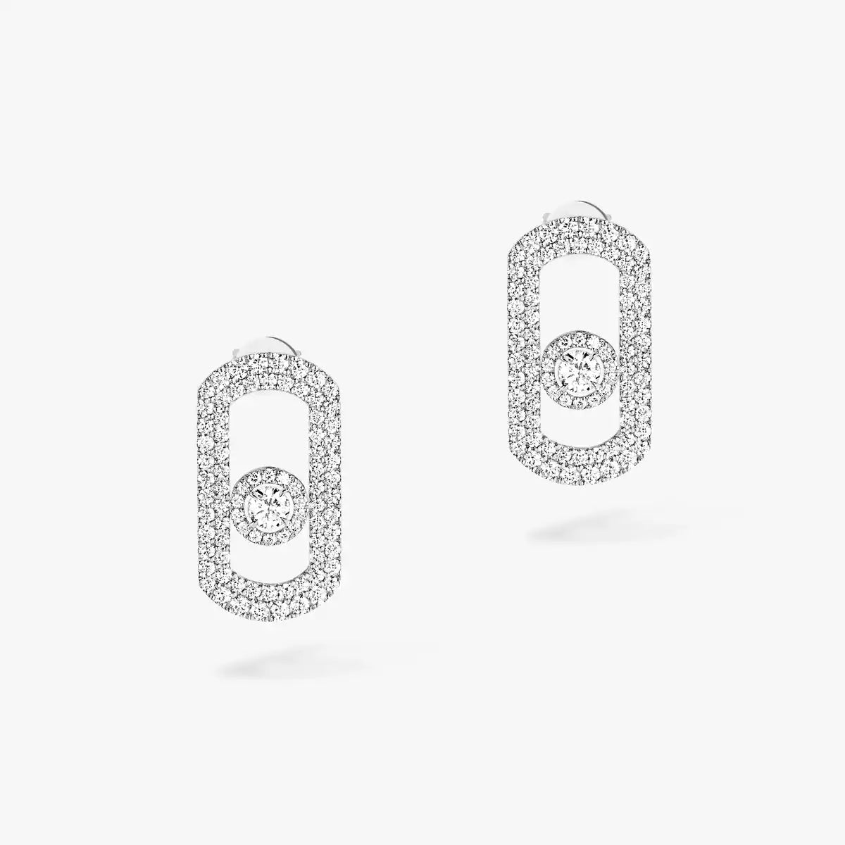 [Mystic ]So Move Pave_-Set Diamond Earrings in Silver