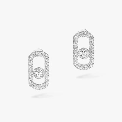 [Mystic ]So Move Pave_-Set Diamond Earrings in Silver