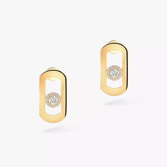 [Mystic ]So Move Diamond Earrings in Yellow Gold