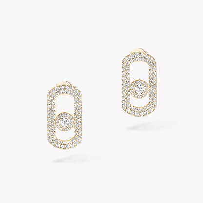 [Mystic ]So Move Pave_-Set Diamond Earrings in Silver