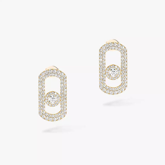 [Mystic ]So Move Pave_-Set Diamond Earrings in Silver