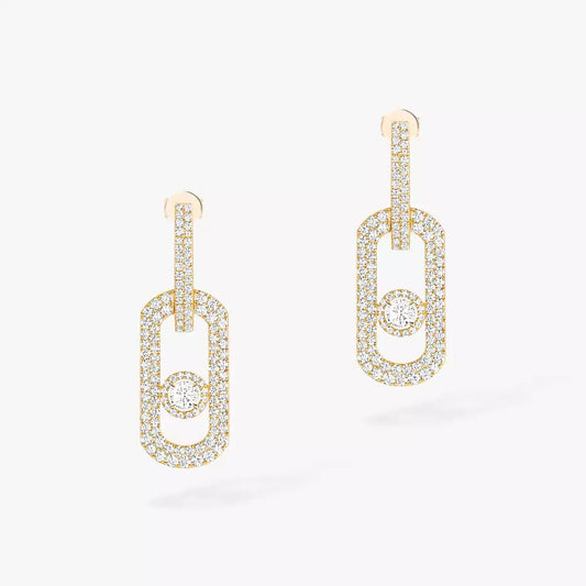 [Mystic ]So Move XL Pave_-Set Diamond Pendant Earrings
