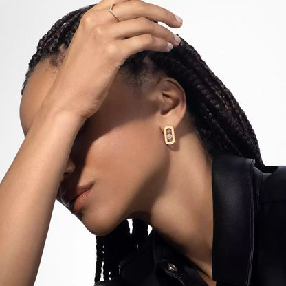 [Mystic ]So Move Diamond Earrings in Yellow Gold