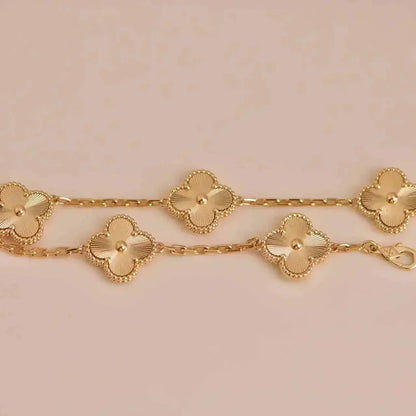 [Mysitc ]New  CLOVER 5 MOTIF LASER BRACELET COLLECTION