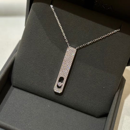 [Mystic ]MY FIRST DIAMOND PAVED NECKLACE