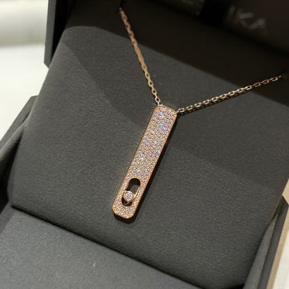 [Mystic ]MY FIRST DIAMOND PAVED NECKLACE