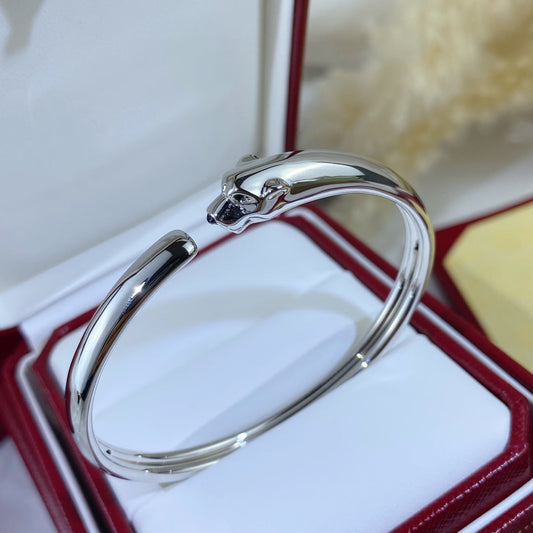 Mysitc PANTHERE SILVER OPEN BRACELET