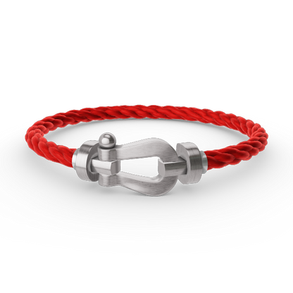 Mysitc FORCE LARGE HORSESHOE NO DIAMOND BRACELET SILVER