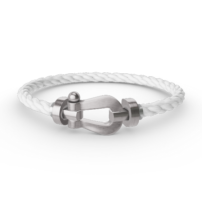 Mysitc FORCE LARGE HORSESHOE NO DIAMOND BRACELET SILVER