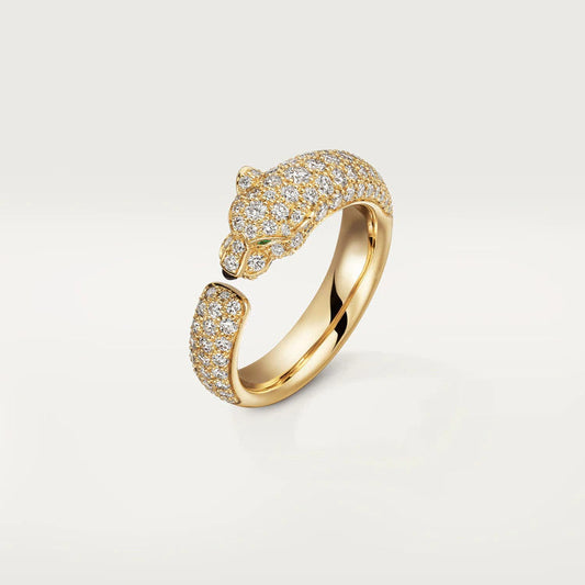 Mysitc PANTHERE PINK GOLD DIAMOND RING